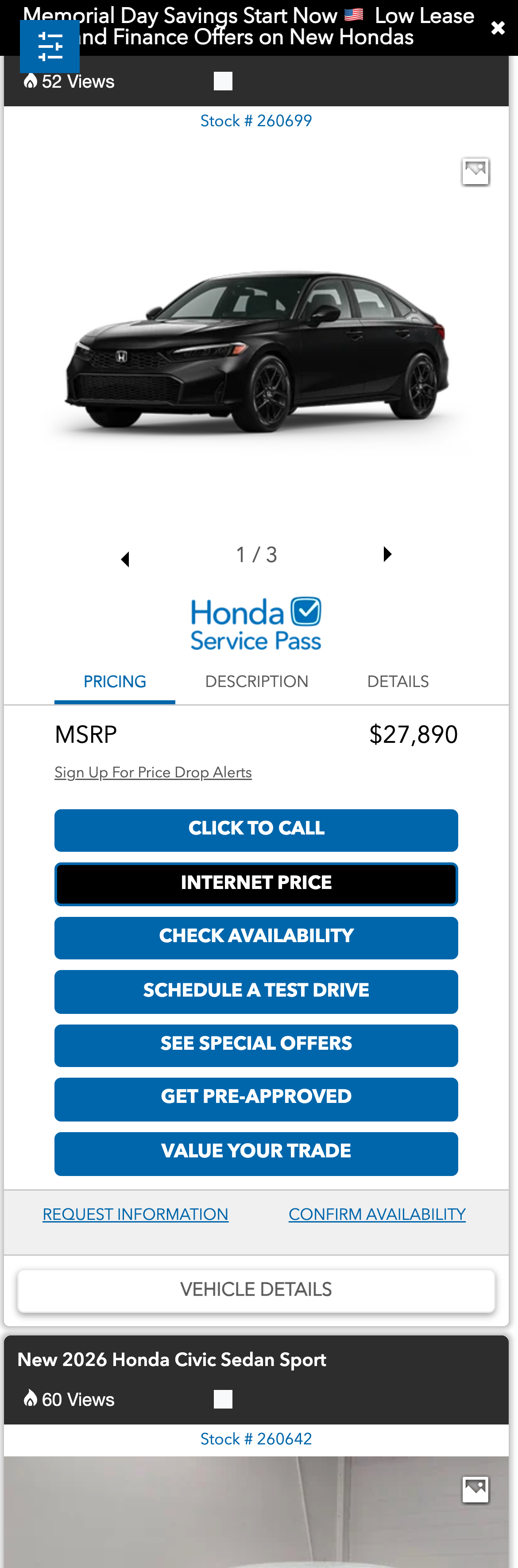 Canyon Ridge Honda mobile SRP proof